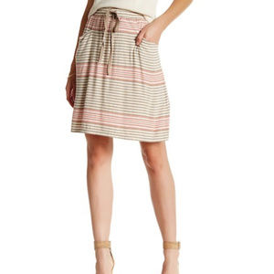 Sale! MAX STUDIO KNIT KNEE SKIRT DRAWSTRING SMALL